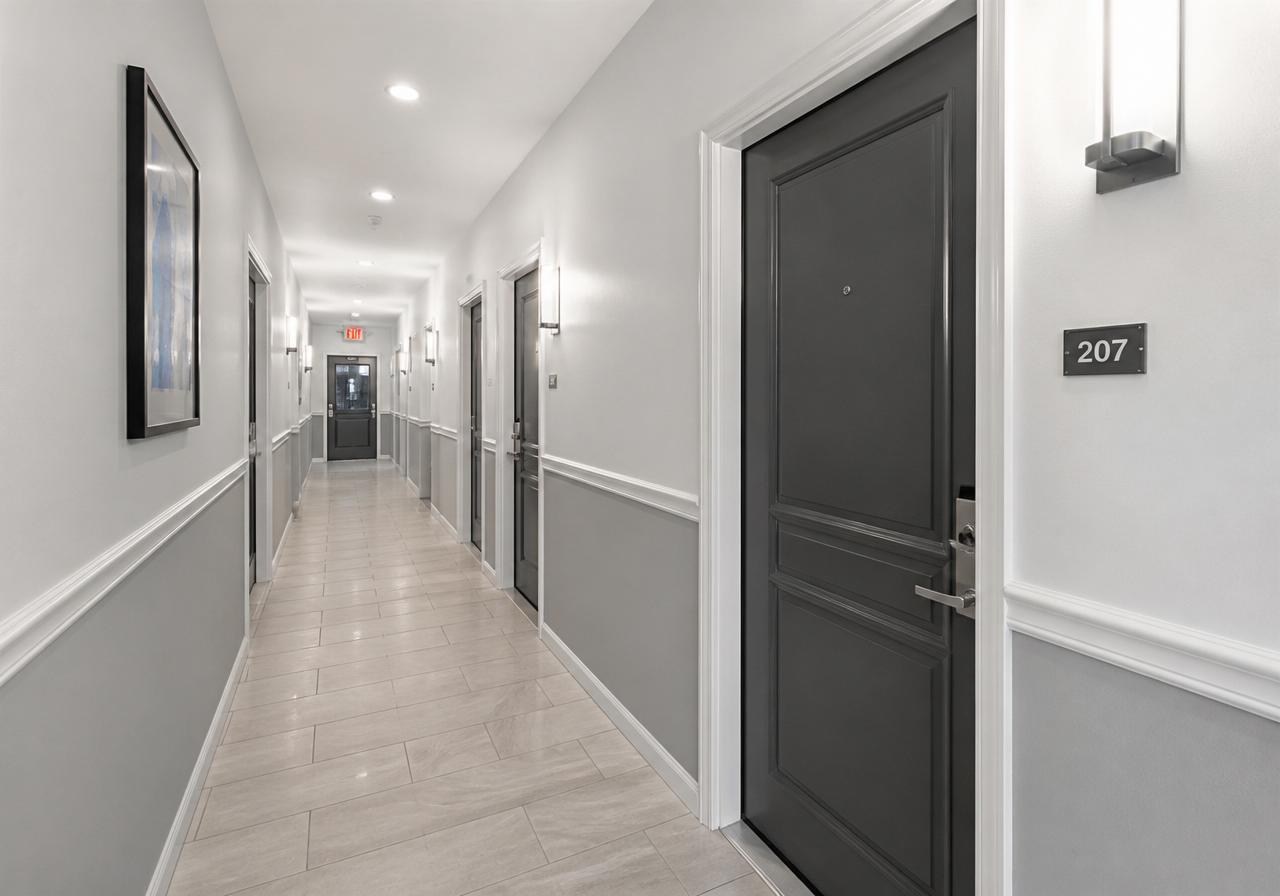 Multi-Family Common Hallway – after